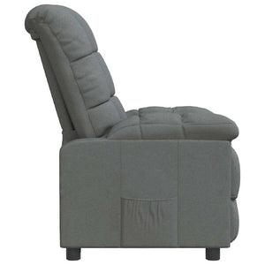 Relaxsessel Dunkelgrau Stoff