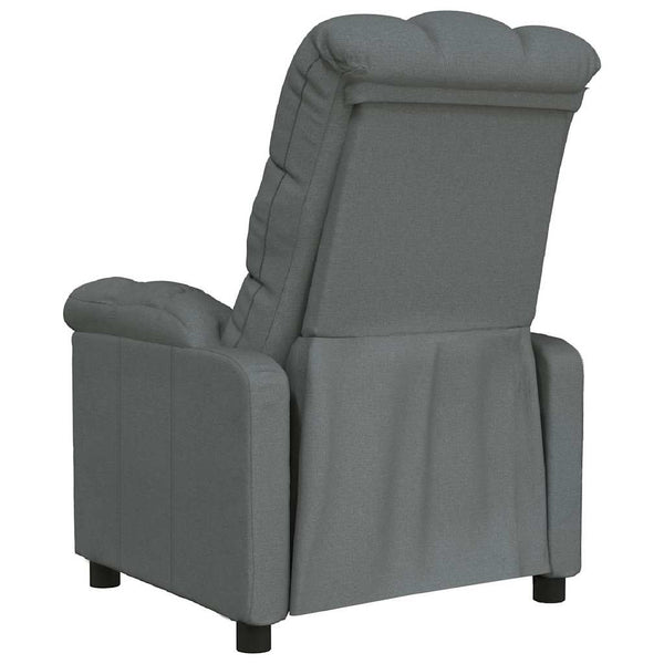 Relaxsessel Dunkelgrau Stoff