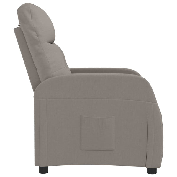 Relaxsessel Taupe Stoff