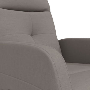 Relaxsessel Taupe Stoff