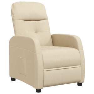 Relaxsessel Creme Stoff