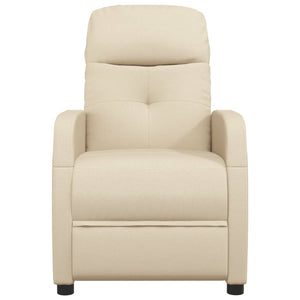 Relaxsessel Creme Stoff
