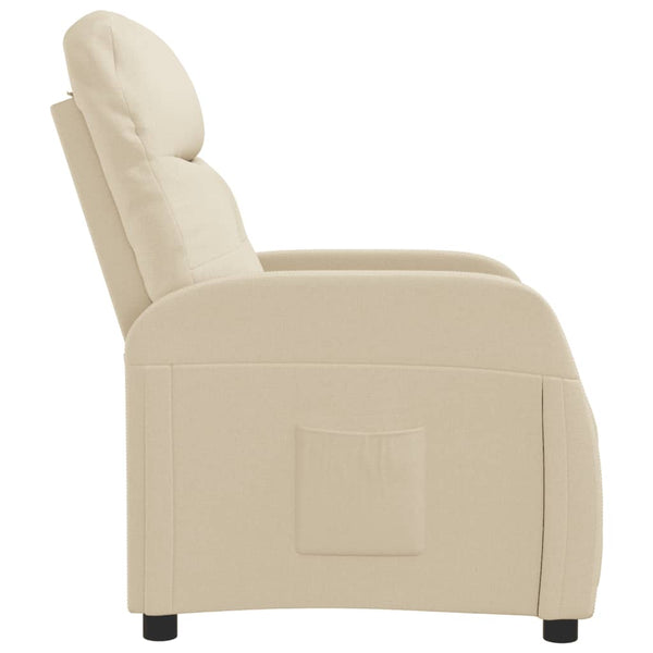Relaxsessel Creme Stoff