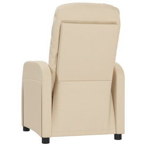 Relaxsessel Creme Stoff
