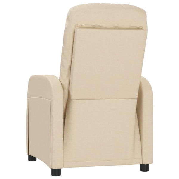 Relaxsessel Creme Stoff