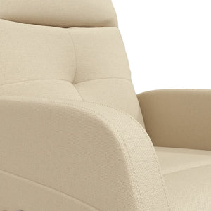 Relaxsessel Creme Stoff