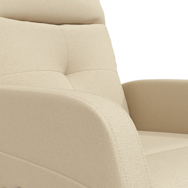 Relaxsessel Creme Stoff