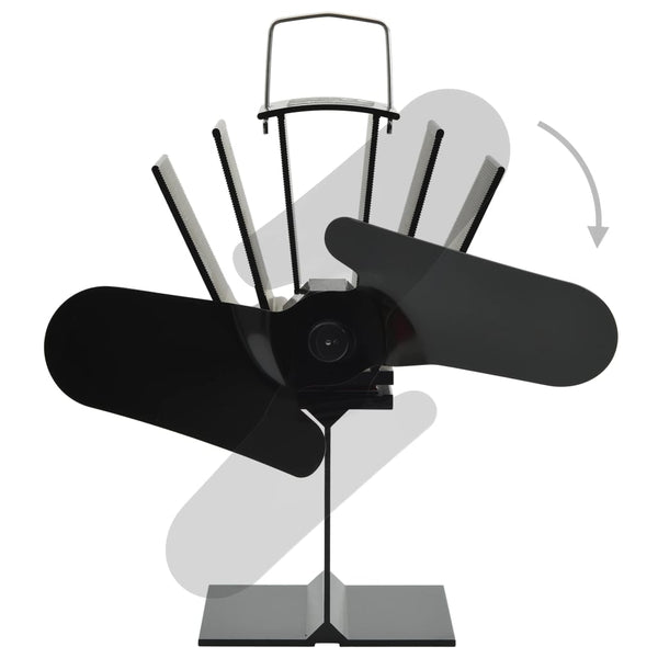 Wärmebetriebener Ofenventilator 2 Flügel