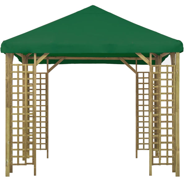 vidaXL Pavillon 3 x 3 m Vert
