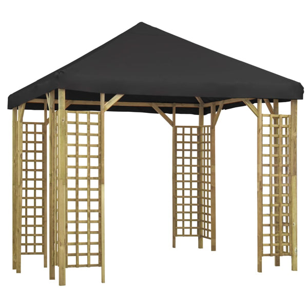 vidaXL Pavillon 3 x 3 m Anthracite