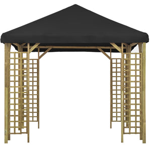 vidaXL Pavillon 3 x 3 m Anthracite