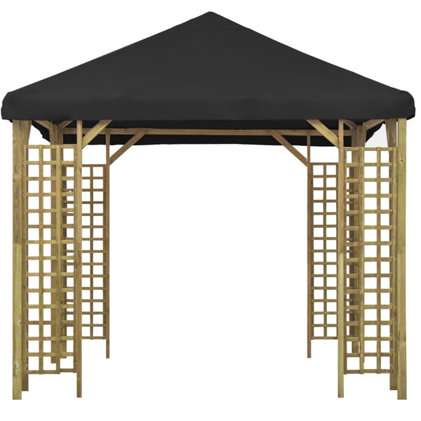 vidaXL Pavillon 3 x 3 m Anthracite