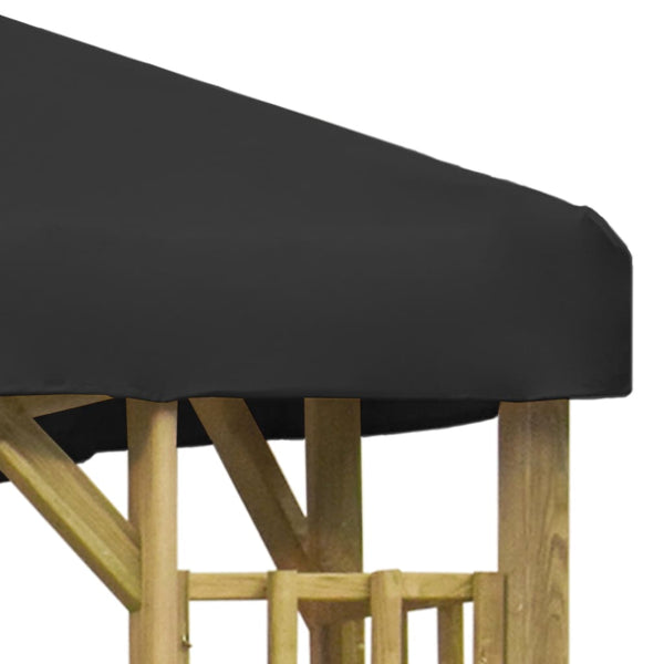 vidaXL Pavillon 3 x 3 m Anthracite