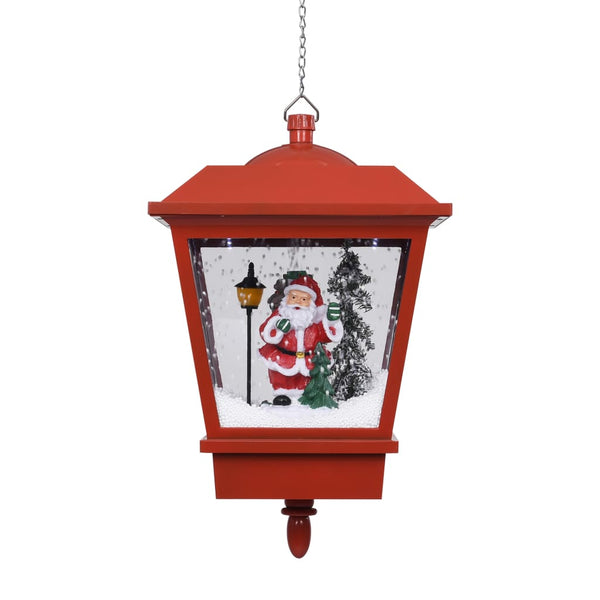 Weihnachts-Hängelampe LED-Licht und Weihnachtsmann Rot 27×27×45