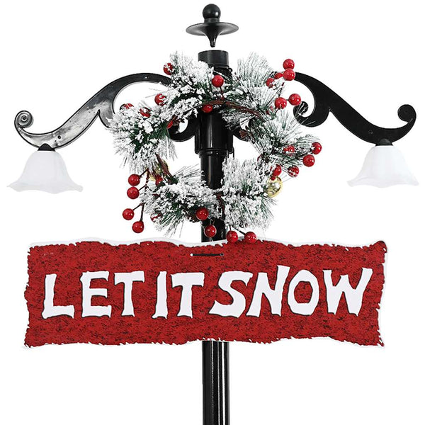 Weihnachtsbaum mit Schnee und Schirm-Fuß Blau 170 cm PVC