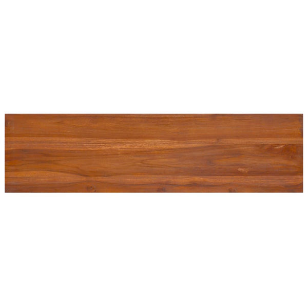 TV-Schrank 112x30x37 cm Massivholz Teak