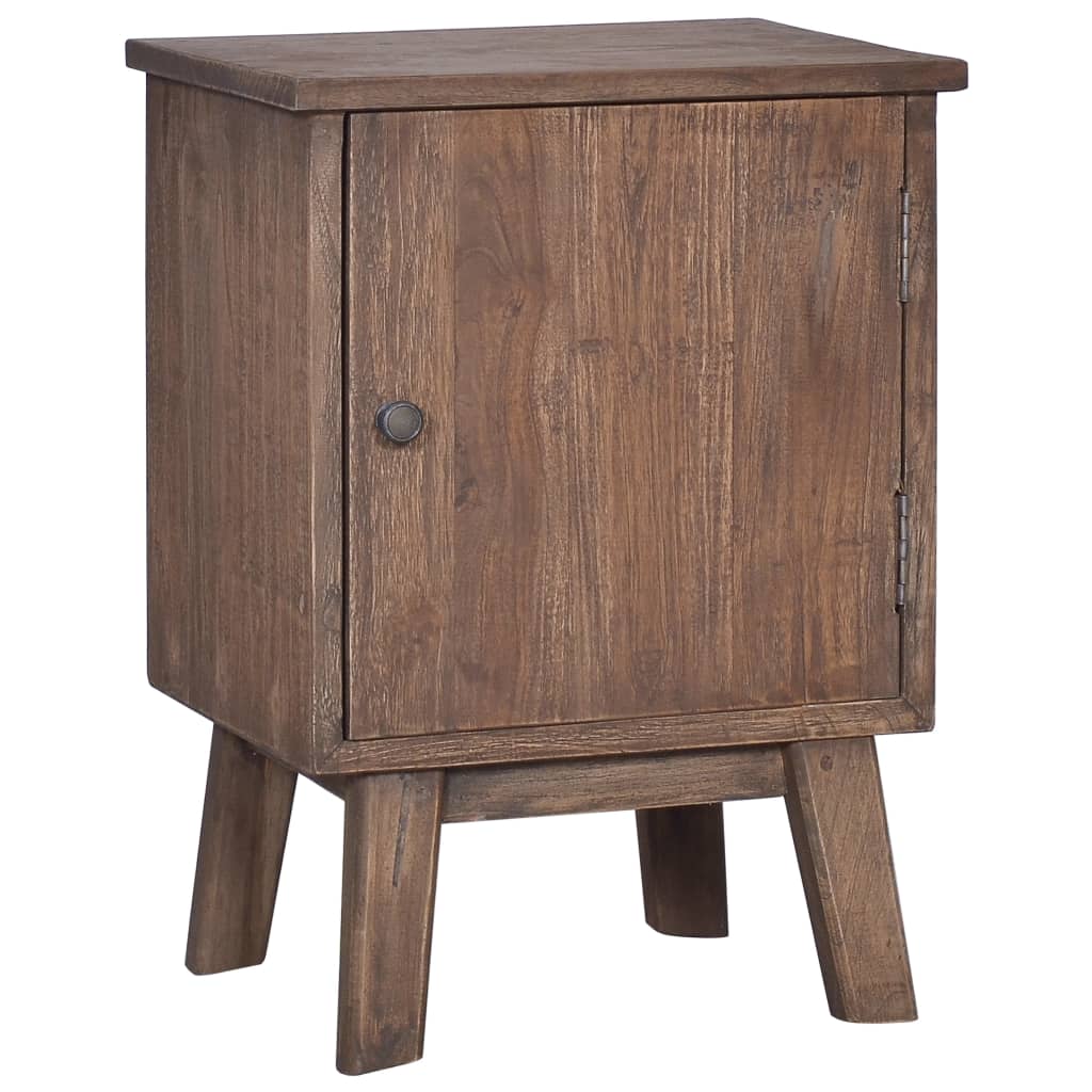 Nachttisch 40x30x53 cm Massivholz Teak