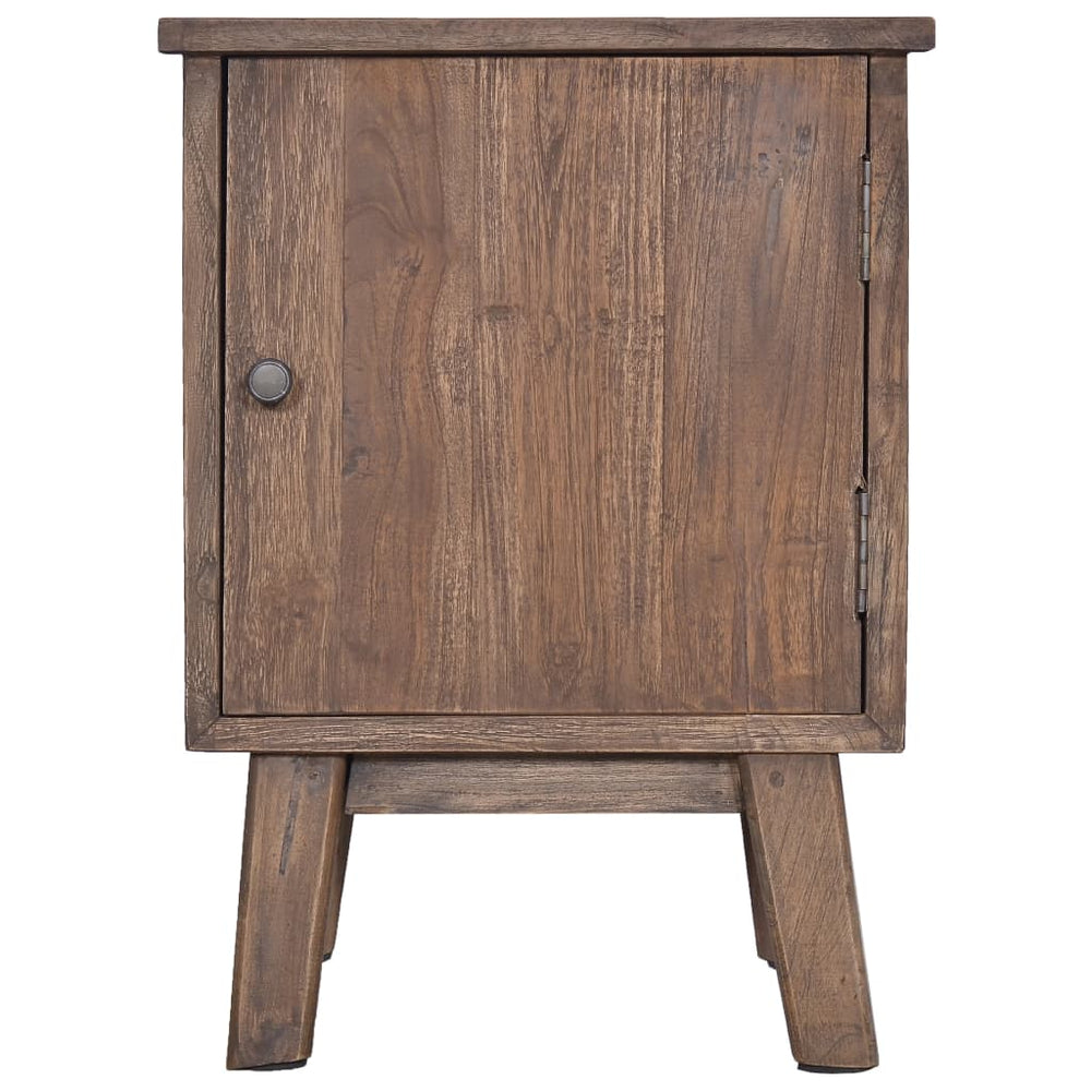 Nachttisch 40x30x53 cm Massivholz Teak