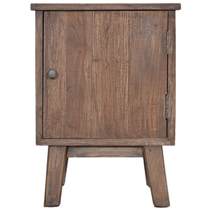 Nachttisch 40x30x53 cm Massivholz Teak