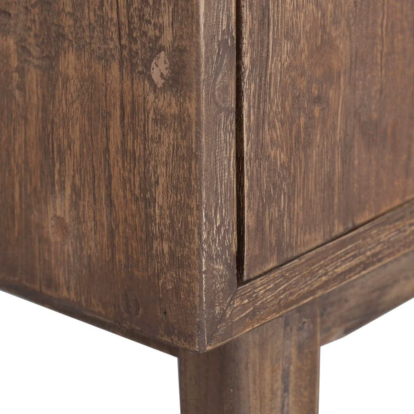 Nachttisch 40x30x53 cm Massivholz Teak