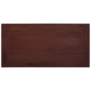 Couchtisch Klassisch Braun 100x50x30 cm Massivholz Mahagoni
