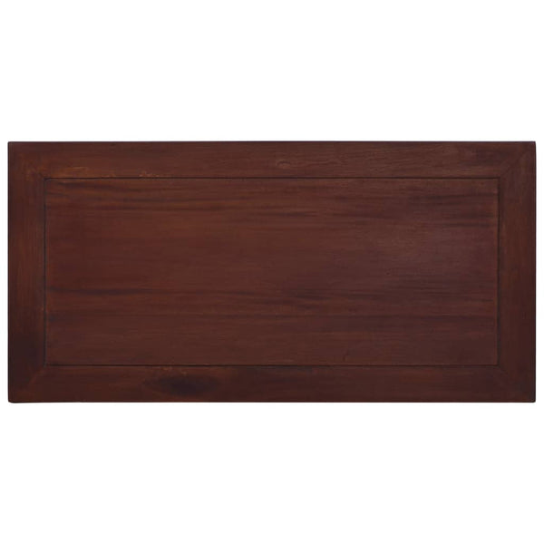 Couchtisch Klassisch Braun 100x50x30 cm Massivholz Mahagoni