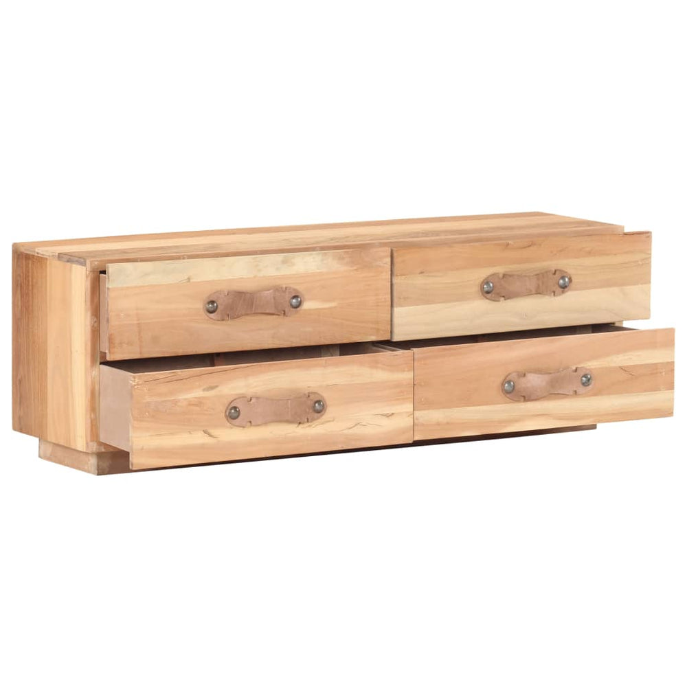 vidaXL Meuble TV en bois massif recyclé