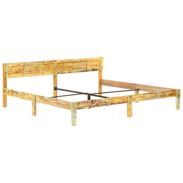 Massivholzbett Altholz 200x200 cm