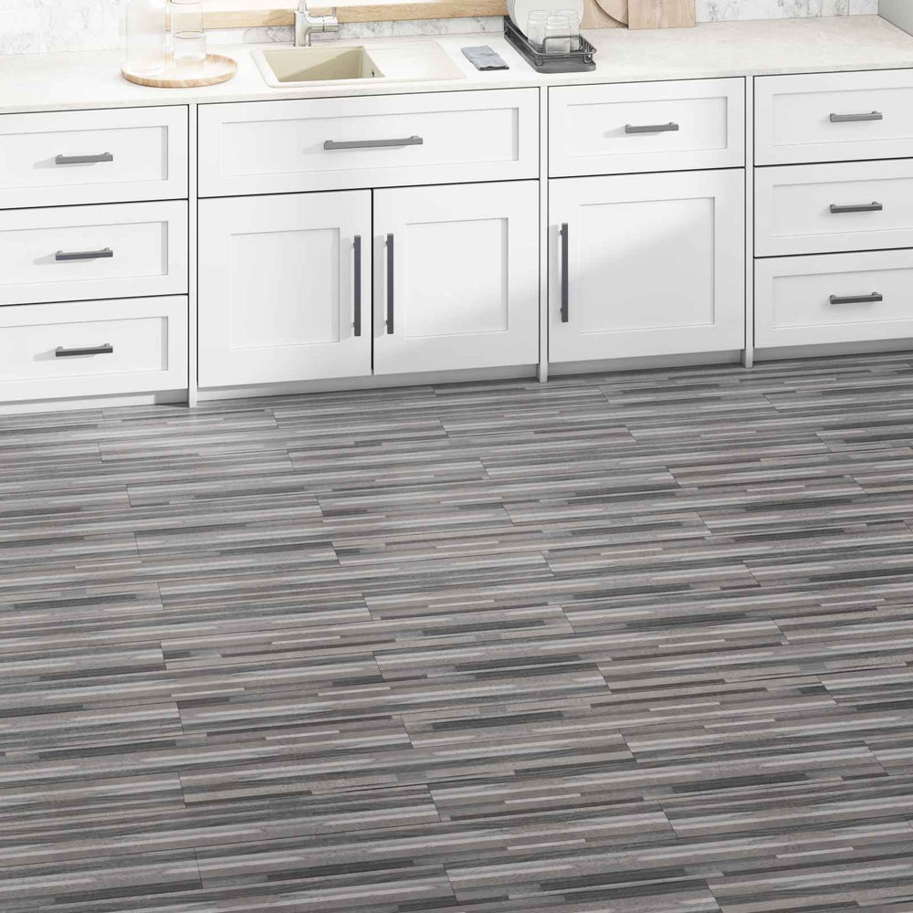 PVC Bodenplanken Grau 5,02 m²