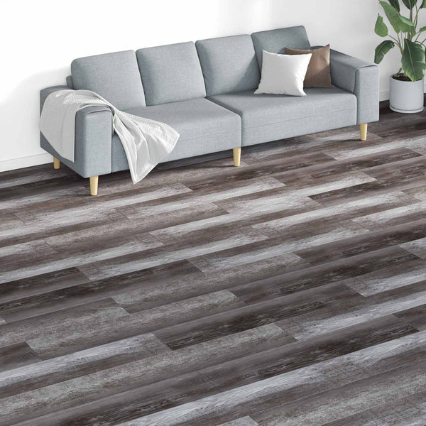 Selbstklebende Bodenplanken Braun 5,26 m²