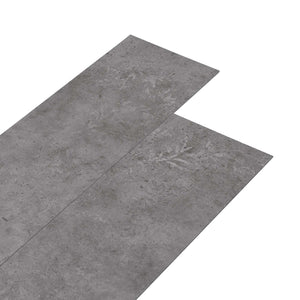 Betongraue PVC Bodenplanken, 36 Stk. 5,02 m²