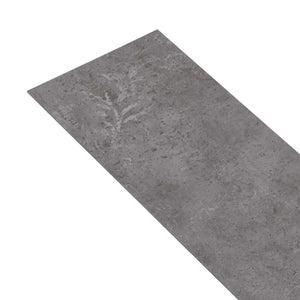 Betongraue PVC Bodenplanken, 36 Stk. 5,02 m²