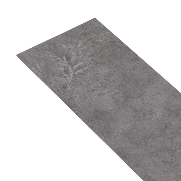 Betongraue PVC Bodenplanken, 36 Stk. 5,02 m²