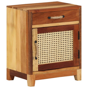 Nachttisch 40x30x50 cm Altholz Massiv