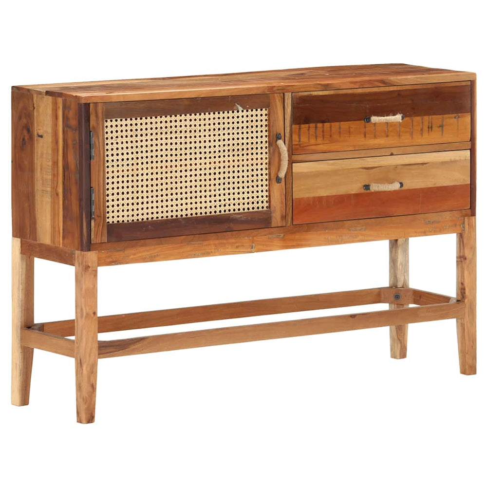 Sideboard 118x30x76 cm Altholz Massiv