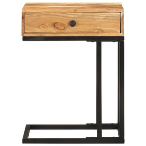 vidaXL Table d'appoint en forme de U 45x30x61 cm Bois d'acacia massif
