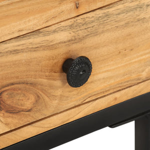 vidaXL Table d'appoint en forme de U 45x30x61 cm Bois d'acacia massif