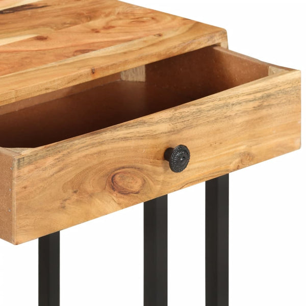 vidaXL Table d'appoint en forme de U 45x30x61 cm Bois d'acacia massif