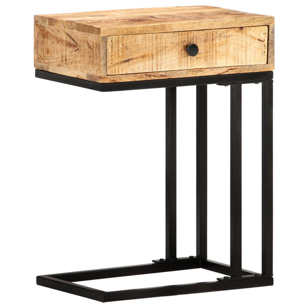 Beistelltisch U-Form 45x30x61 cm Mango Massivholz