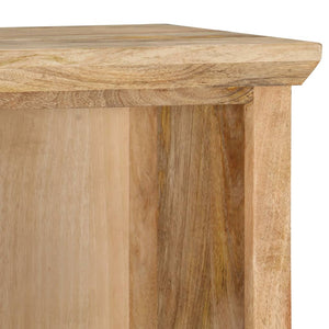 Highboard mit Tür 45x32x110 cm Mango Massivholz