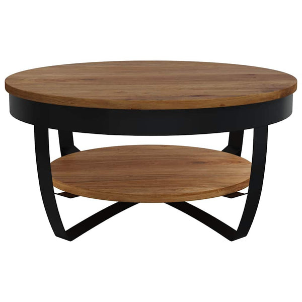 Couchtisch 65x65x32 cm Massivholz Akazie
