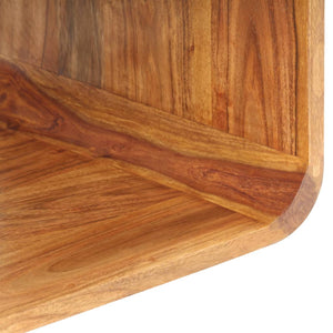 Beistelltische 2 Stk. Massivholz mit Honigfarbenem Finish