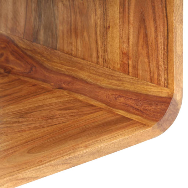Beistelltische 2 Stk. Massivholz mit Honigfarbenem Finish
