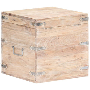 Truhe 40x40x40 cm Akazie Massivholz