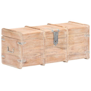 Holztruhe 90x40x40 cm Akazie Massivholz