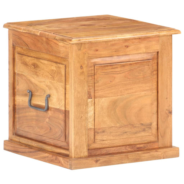 Truhe 40x40x40 cm Akazie Massivholz