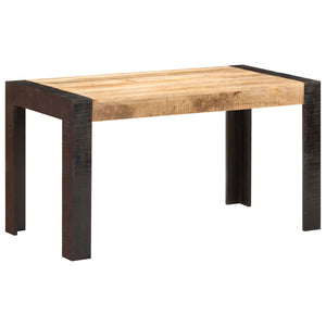 Esstisch 140x70x76 cm Raues Mango-Massivholz