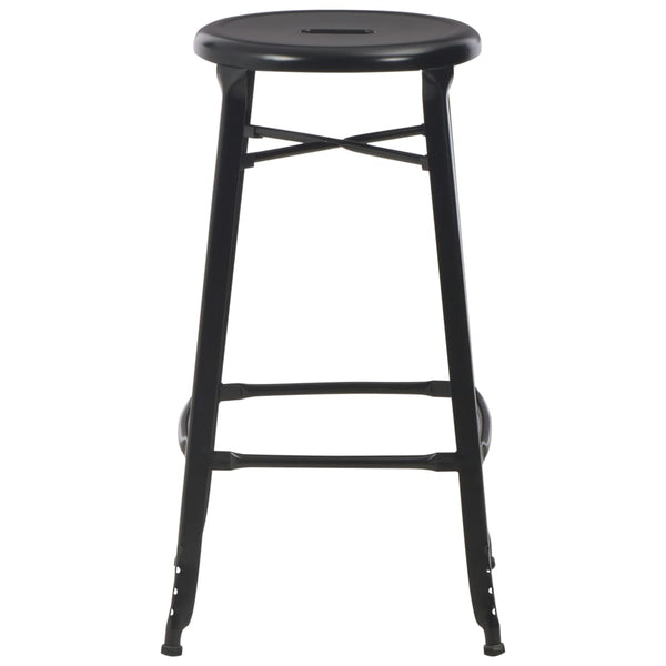 Barhocker 6 Stk. Schwarz Stahl
