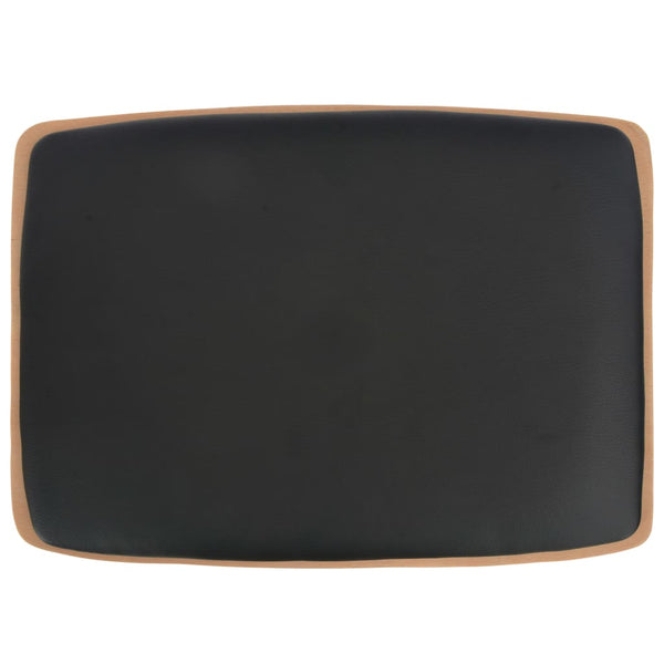 vidaXL Tabourets de bar 6 pcs Similicuir Noir
