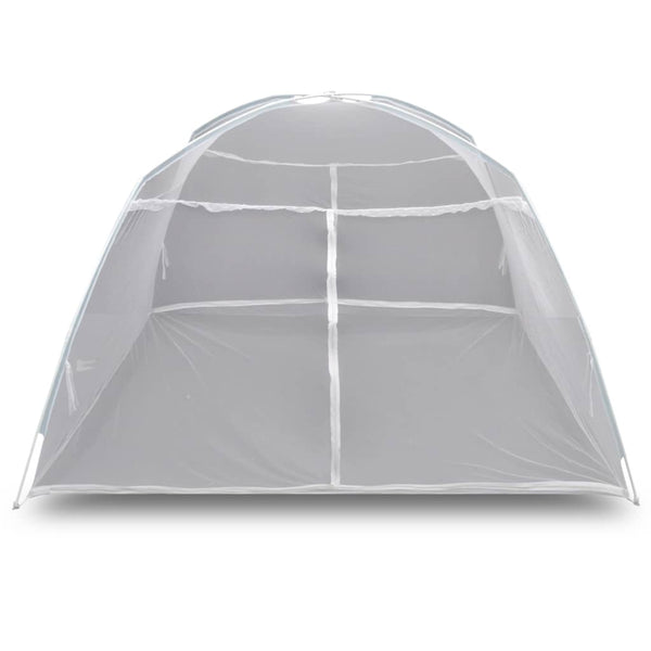 Campingzelt 200×150×145 cm Fiberglas Weiß